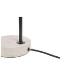 Miniatyrbillede 7 af 9: Bordlampe Sort Metal Grå Beton Sokkel 37 x 13 cm Lille Skrivebordslampe Cylindrisk Spotlys Justerbar Lampeskærm Belysning Kontor Design