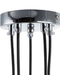 Miniatyrbillede 7 af 8: Hængende Loftlampe Sort metal Moderne Stil