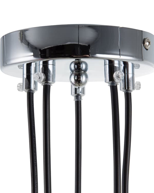 Hængende Loftlampe Sort metal Moderne Stil