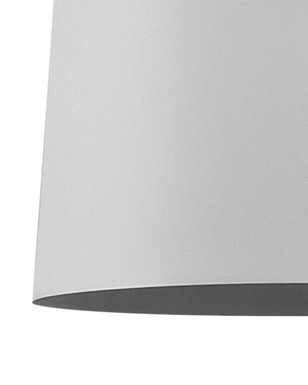Hængelampe Hvid Mat Aluminium og Lyst Træ 189H cm Cylinder Formet Skærm Perfekt Arbejdslampe med Minimal Vedligeholdelse