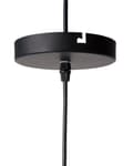 Miniatyrbillede 7 af 8: Pendel Lampe Mat Sort Guld Aluminium ø 24 x 189 cm Dekorativ Hængelampe med Kegle formet Lampeskærm Industriel Spisebordslampe Moderne Køkken