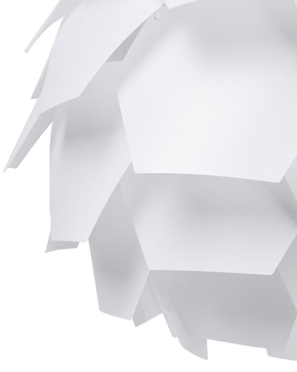 Pendel Hvid Plastic Grankogle Shade Hængelampe