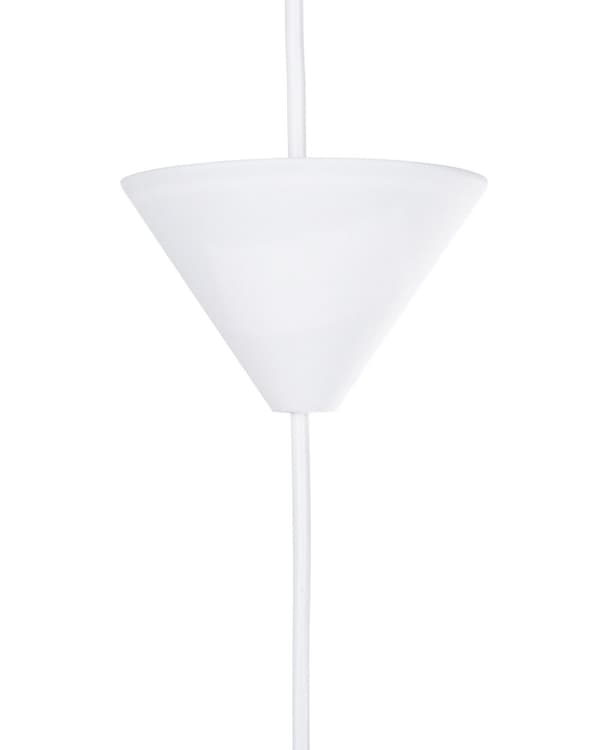 Pendel Hvid Plastic Grankogle Shade Hængelampe