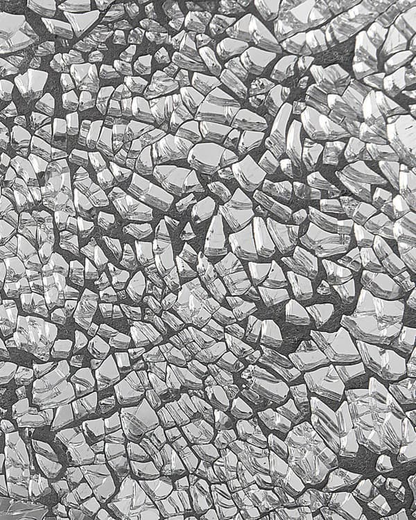 Hængelampe Sølv Metal med Revnet Glas 125H cm Skærm Kegleformet Rustik Look Industriel Design med Beroligende Lys