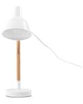 Miniatyrbillede 5 af 11: Bordlampe Hvid Metal Lyst Asketræ 53 cm Designer Justerbar Skærm Skrivebords Indretning Seng Kontor Lille Tilbehør Beroligende Lys Kvalitet
