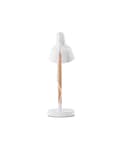 Miniatyrbillede 6 af 11: Bordlampe Hvid Metal Lyst Asketræ 53 cm Designer Justerbar Skærm Skrivebords Indretning Seng Kontor Lille Tilbehør Beroligende Lys Kvalitet