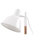 Miniatyrbillede 8 af 11: Bordlampe Hvid Metal Lyst Asketræ 53 cm Designer Justerbar Skærm Skrivebords Indretning Seng Kontor Lille Tilbehør Beroligende Lys Kvalitet