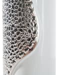 Miniatyrbillede 7 af 11: Bordlampe Hvid Sølv Porcelæn Kunstsilke 52 x 30 x 30 cm Tromme Formet Skærm Cylinder Dekor Stue Sengebord Indretning Beroligende Diffust Lys