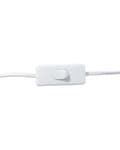 Miniatyrbillede 10 af 11: Bordlampe Hvid Sølv Porcelæn Kunstsilke 52 x 30 x 30 cm Tromme Formet Skærm Cylinder Dekor Stue Sengebord Indretning Beroligende Diffust Lys