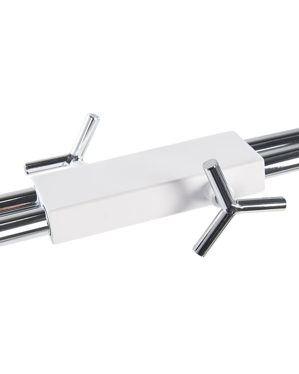 Hængende Loftlampe Hvid med Metalbund