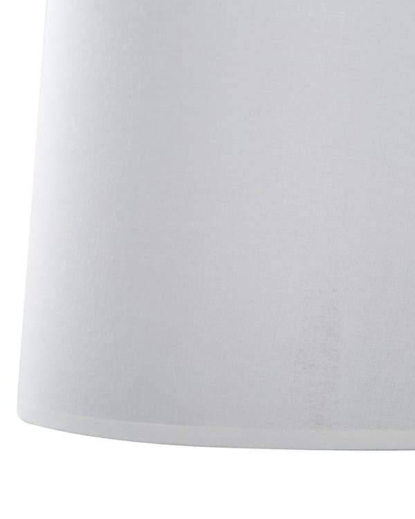 Hængende Loftlampe Hvid med Metalbund