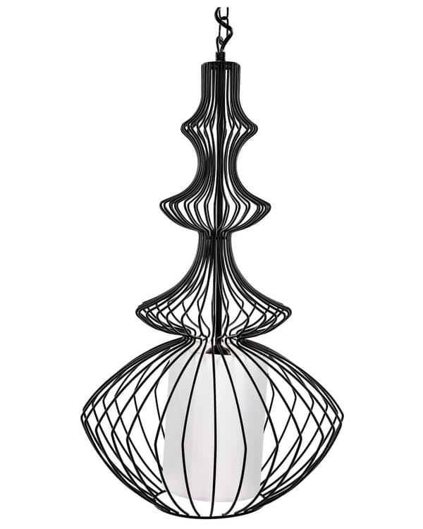 Loftlampe Sort Metal Glamourøst Design