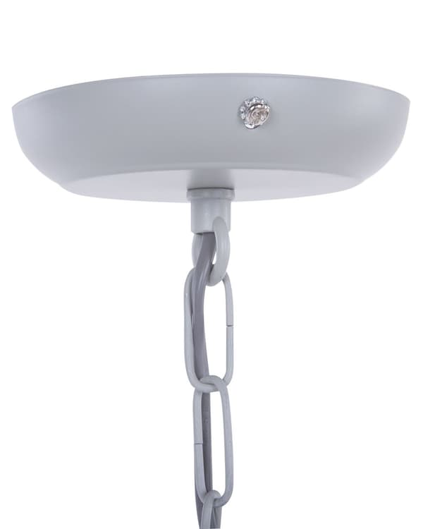 Loftlampe Gråmønstret Metaltromle Rund Skærm Cylinder Design Moderne Stil