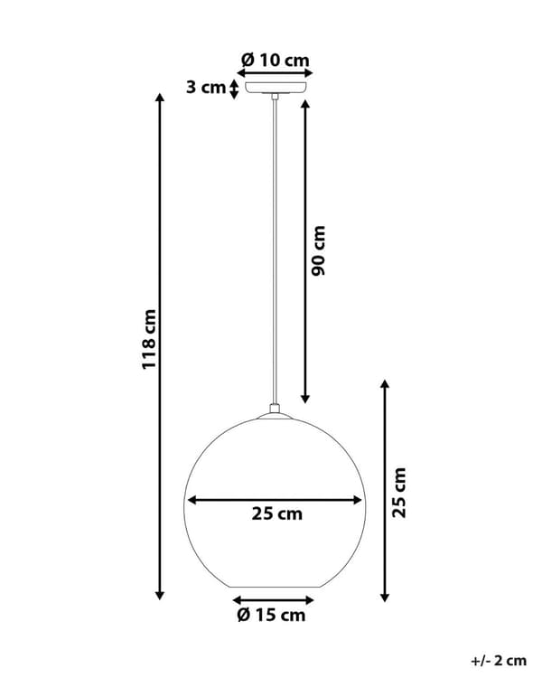 Loftlampe Kobber Glas Refleks Globus Skærm Lyseffekt Industrielt Design