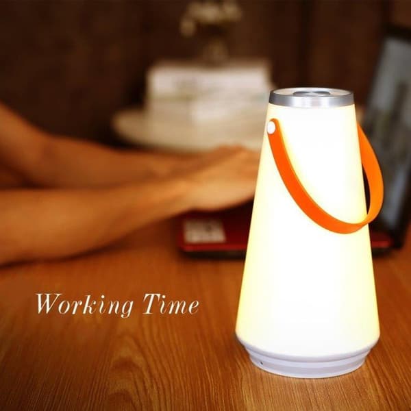 Portabel campinglampa med touch och uppladdningsbar funktion