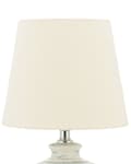 Miniatyrbillede 6 af 11: Bordlampe Beige Blå Keramisk Bomuld og Hør 35 cm Moderne Natbordslampe Retro Kegleformet Lampeskærm Forvitret Design Lampe til Soveværelse