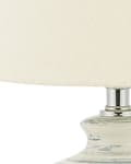 Miniatyrbillede 7 af 11: Bordlampe Beige Blå Keramisk Bomuld og Hør 35 cm Moderne Natbordslampe Retro Kegleformet Lampeskærm Forvitret Design Lampe til Soveværelse
