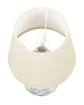 Miniatyrbillede 8 af 11: Bordlampe Beige Blå Keramisk Bomuld og Hør 35 cm Moderne Natbordslampe Retro Kegleformet Lampeskærm Forvitret Design Lampe til Soveværelse