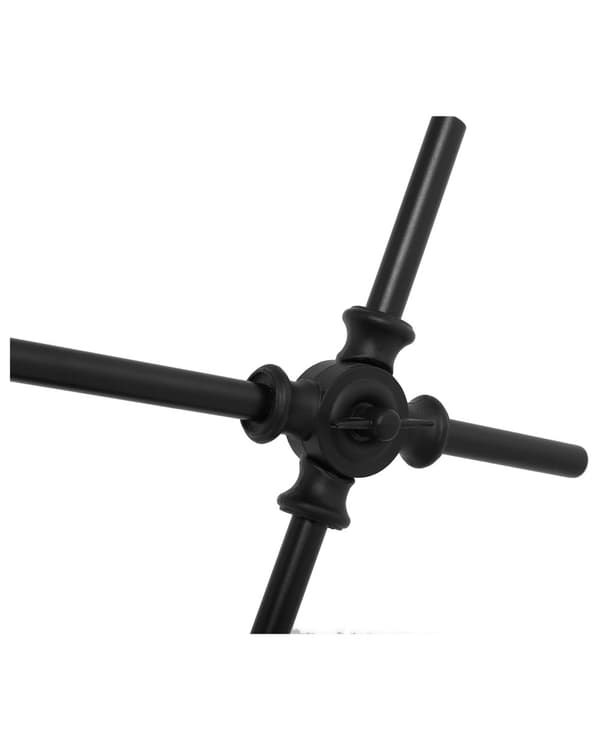 Bordlampe Skrivebordslys Sort Metal Justerbar arm Skærm