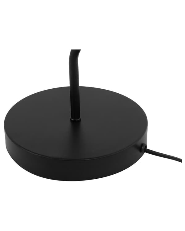 Bordlampe Skrivebordslys Sort Metal Justerbar arm Skærm