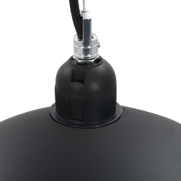 vidaXL Kattovalaisimet 2 kpl musta ja kulta puolipallomainen 50 cm E27
