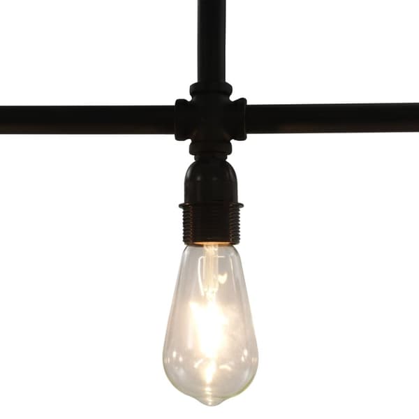 vidaXL Taklampe svart 3 x E27 lyspærer