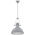 Miniatyrbillede 3 af 6: vidaXL loftslampe rund E27 grå