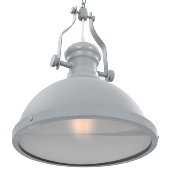 vidaXL loftslampe rund E27 grå