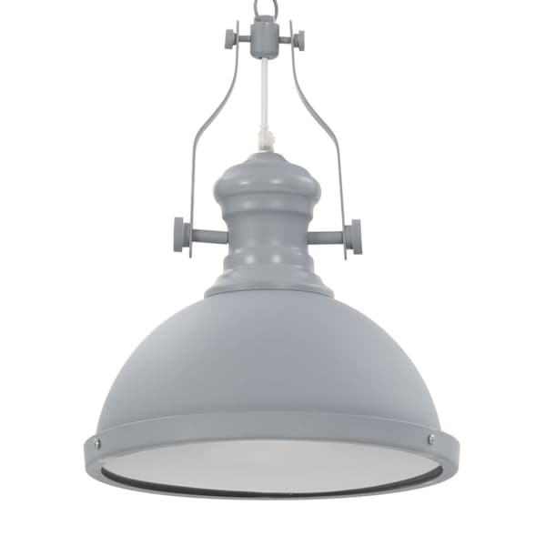 vidaXL loftslampe rund E27 grå