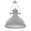 Miniatyrbillede 1 af 6: vidaXL loftslampe rund E27 grå