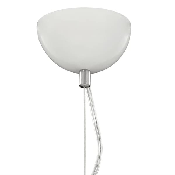 vidaXL pendellampe Ø 50 cm E27 hvid og sølvfarvet