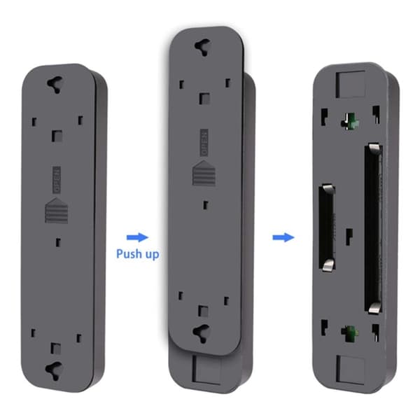 Hvid 5 LED-spotlight med Touch