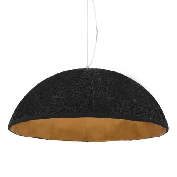 vidaXL Hänglampa svart och guld Ø70 cm E27
