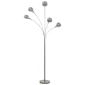Miniatyrbilde 3 av 8: vidaXL Stående lampe 200 cm 5 x E14 sølv