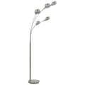 Miniatyrbilde 4 av 8: vidaXL Stående lampe 200 cm 5 x E14 sølv