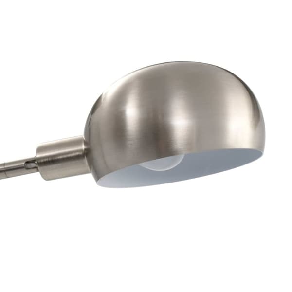 vidaXL Stående lampe 200 cm 5 x E14 sølv