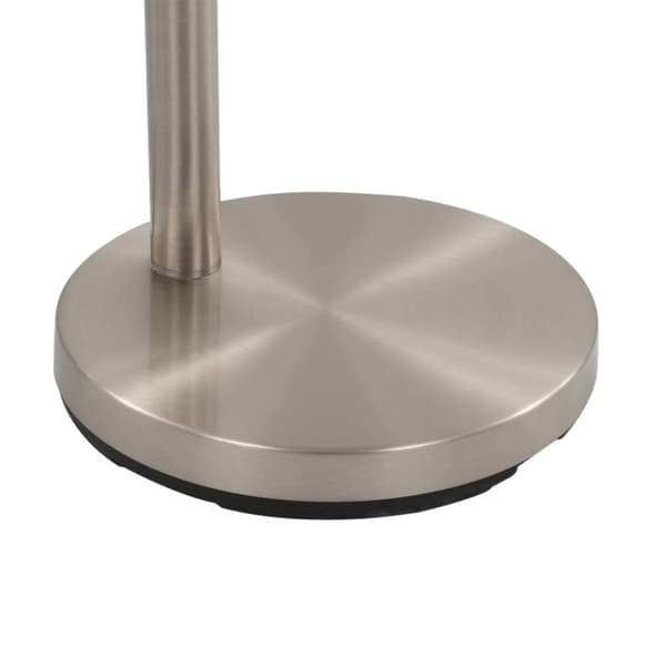 vidaXL Stående lampe 200 cm 5 x E14 sølv