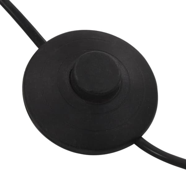 vidaXL Stående lampe 200 cm 5 x E14 sølv