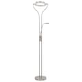 Miniatyrbillede 3 af 9: vidaXL gulvlampe 18 W dæmpbar 180 cm sølvfarvet