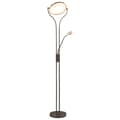 Miniatyrbillede 1 af 9: vidaXL gulvlampe 18 W dæmpbar 180 cm sølvfarvet