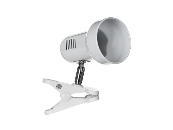 Activejet AJE-CLIP LAMP WHITE, Vit, Metall, Plast, Sovrum, Hemmakontor, Kontor, Universal, Vit, IP20, ISO 9001, ISO 14001, CE, RoHS