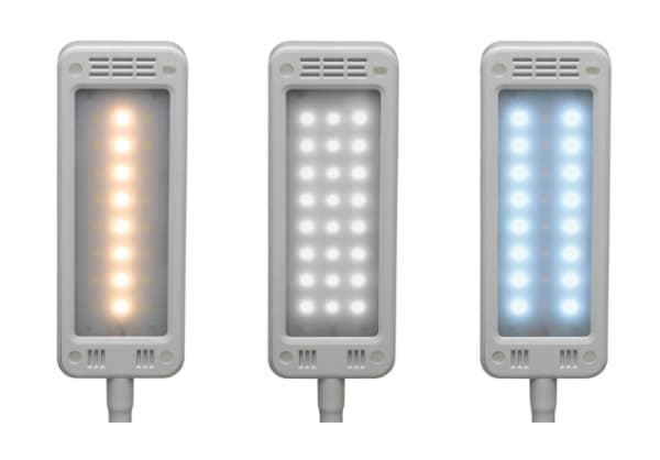 LED desk lamp pearly, white