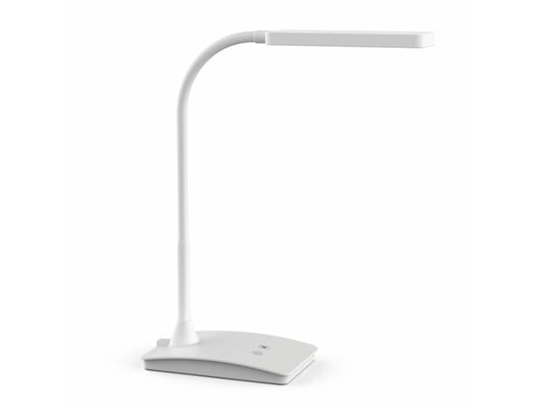 LED desk lamp pearly, white Hvit
