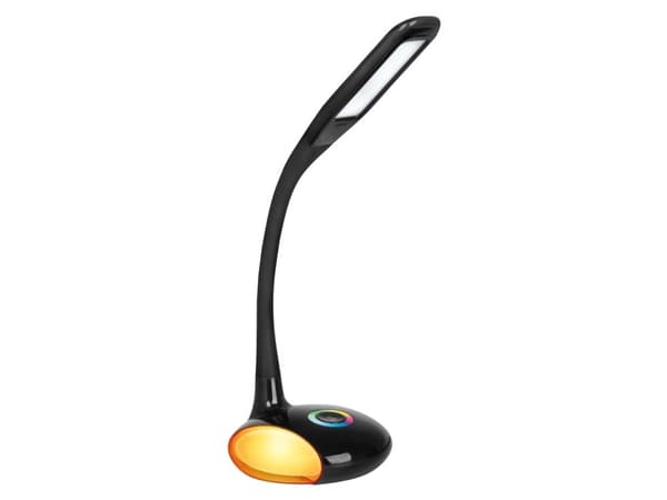 Activejet Lampka biurkowa LED AJE-VENUS RGB Black, Sort, Plast, Soverom, Barnerom, Universell, Moderne, CE, RoHS, ISO 9001, ISO 14001, Ikke-utskiftba