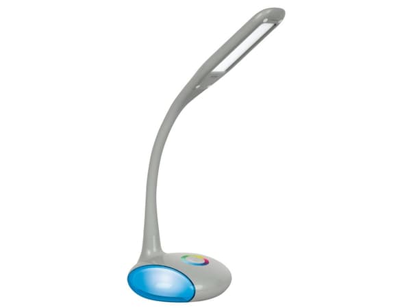 Activejet Lampka biurkowa LED AJE-VENUS RGB Grey, Grå, Plast, Soverom, Barnerom, Universell, Moderne, CE, RoHS, ISO 9001, ISO 14001, Ikke-utskiftbare