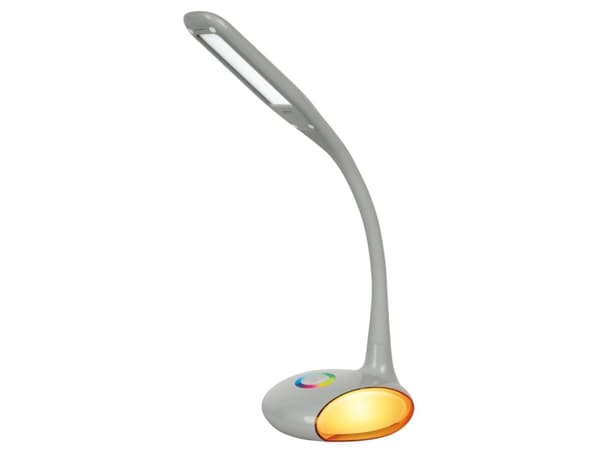 Activejet Lampka biurkowa LED AJE-VENUS RGB Grey, Grå, Plast, Soverom, Barnerom, Universell, Moderne, CE, RoHS, ISO 9001, ISO 14001, Ikke-utskiftbare