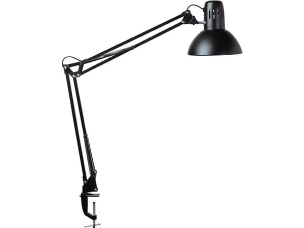 LED desk lamp study desk clamp, black
