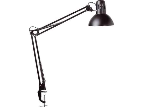 LED desk lamp study desk clamp, black