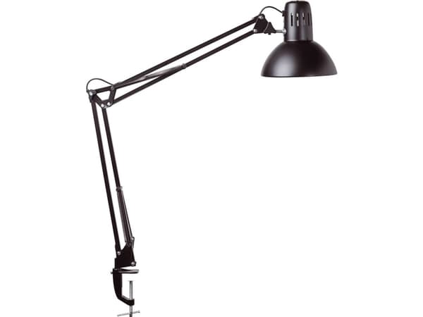 LED desk lamp study desk clamp, black