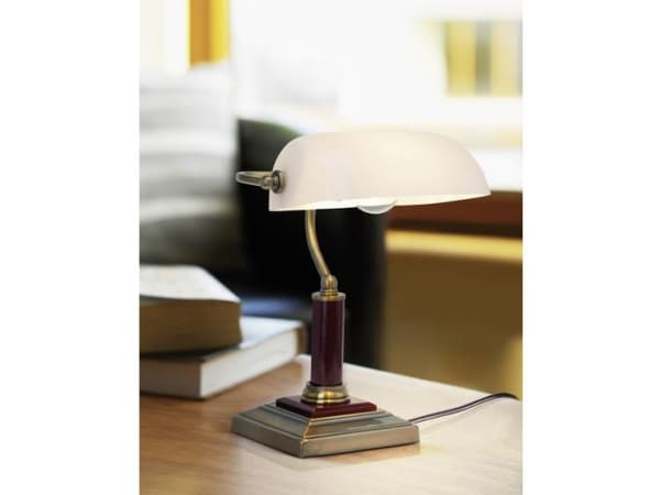 Brilliant Bankir, Messing, Hvit, Glass, Metall, Tre, Soverom, Stue, Kontor, Moderne, II, CE